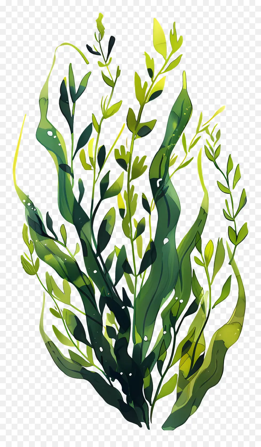 Algues De Varech，Plante Verte PNG
