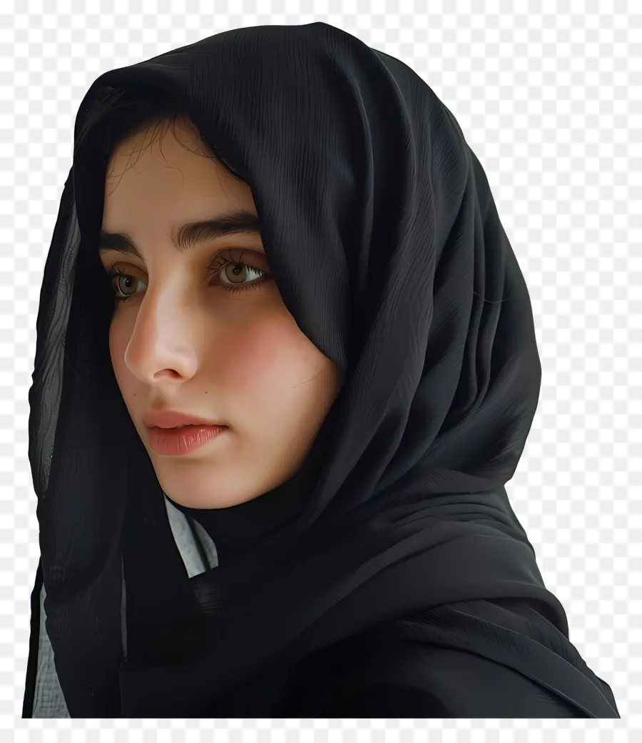 Vraie Fille Hijab，Femme PNG