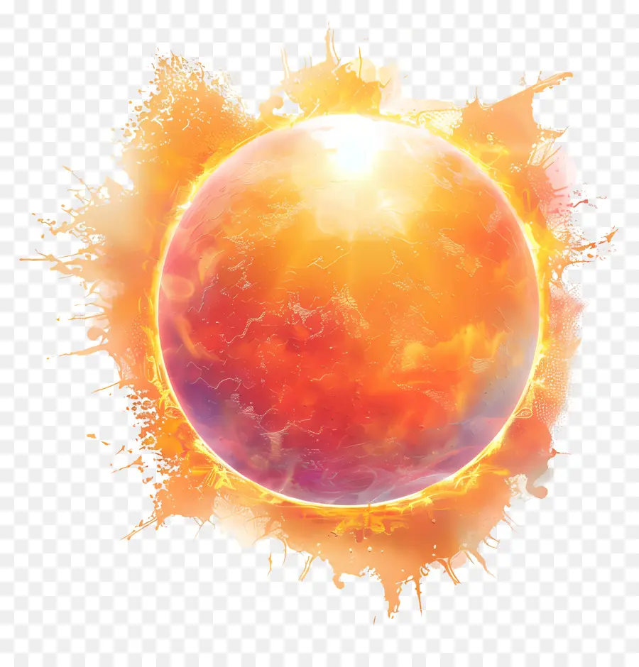 Solstice De Juin，Explosion Du Soleil PNG