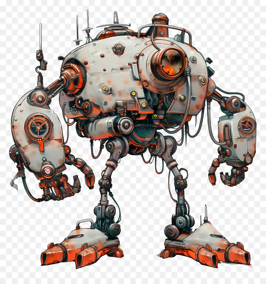 Robot Mech，Créature Mécanique PNG