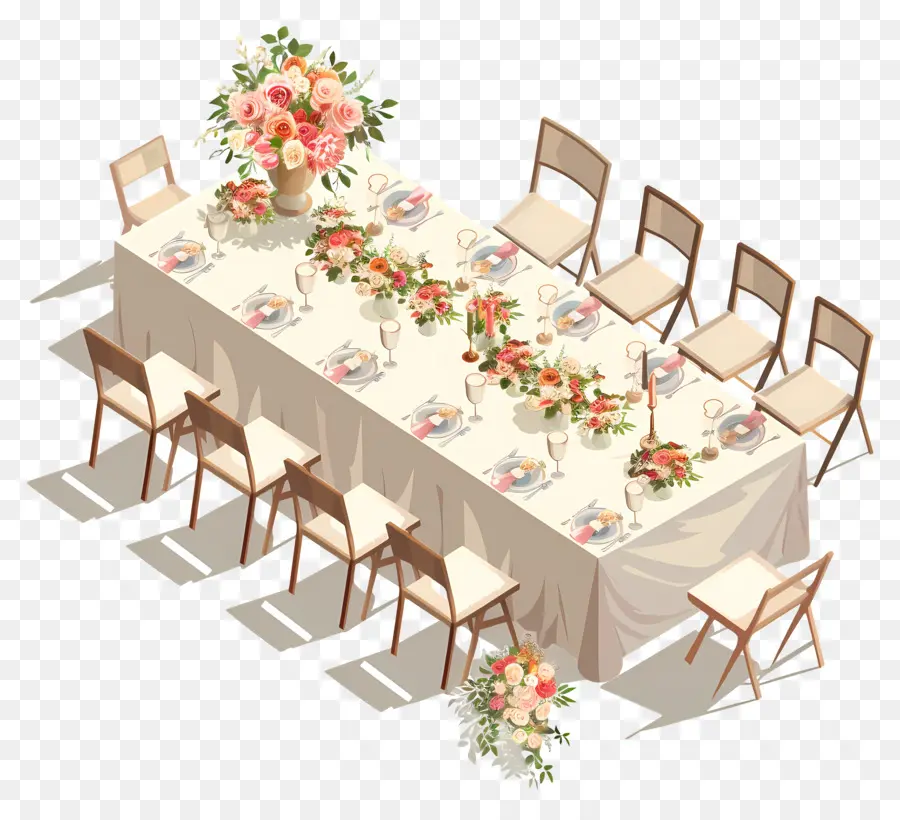 Table De Mariage，Réception De Mariage PNG