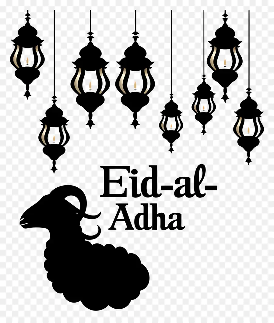 Eid Al Adha，Luminaires En Verre PNG