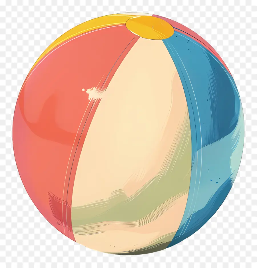 Ballon De Plage，Coloré PNG