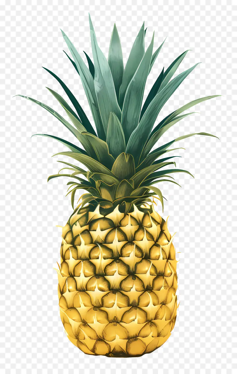 Ananas，Feuilles PNG