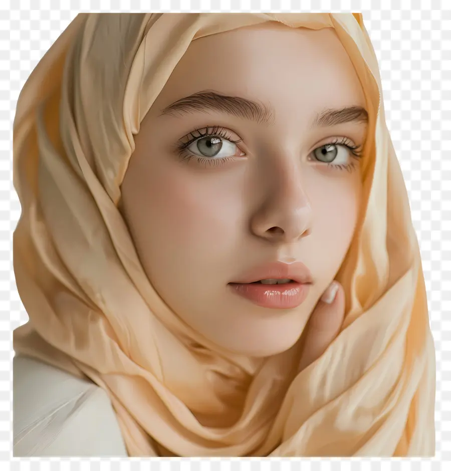 Vraie Fille Hijab，Foulard PNG