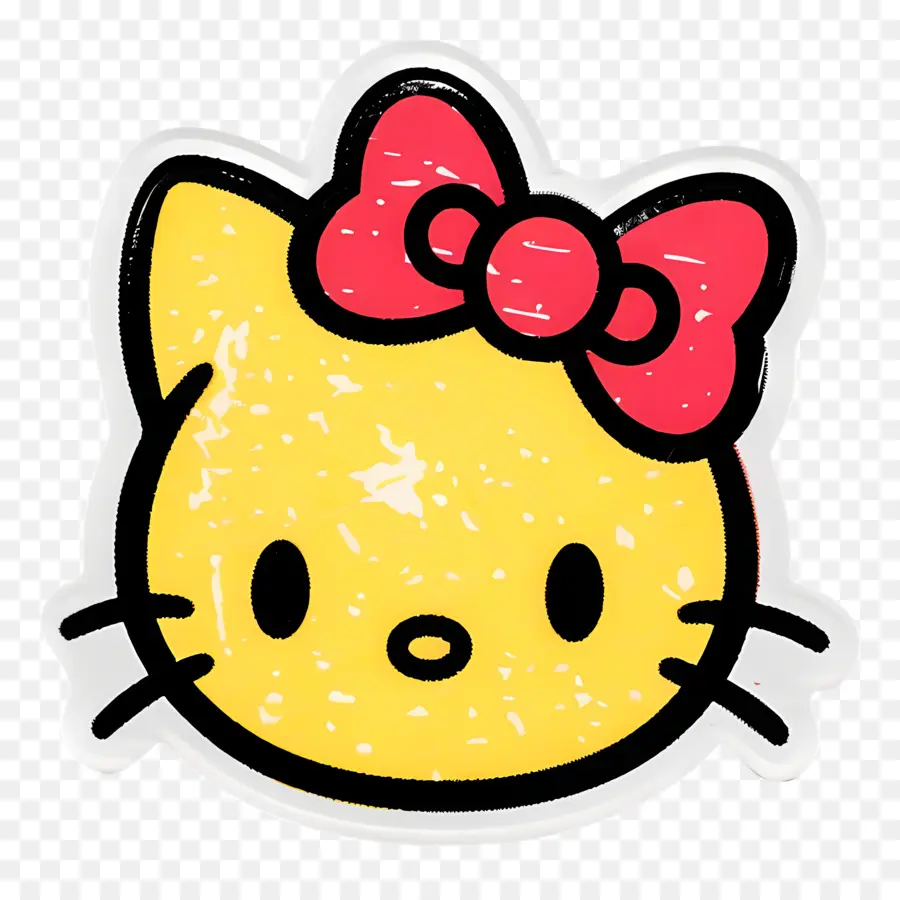 Hello Kitty，Noeud Rose PNG