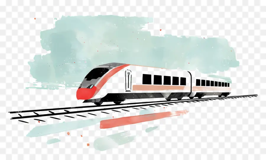 Train，Peinture De Train PNG