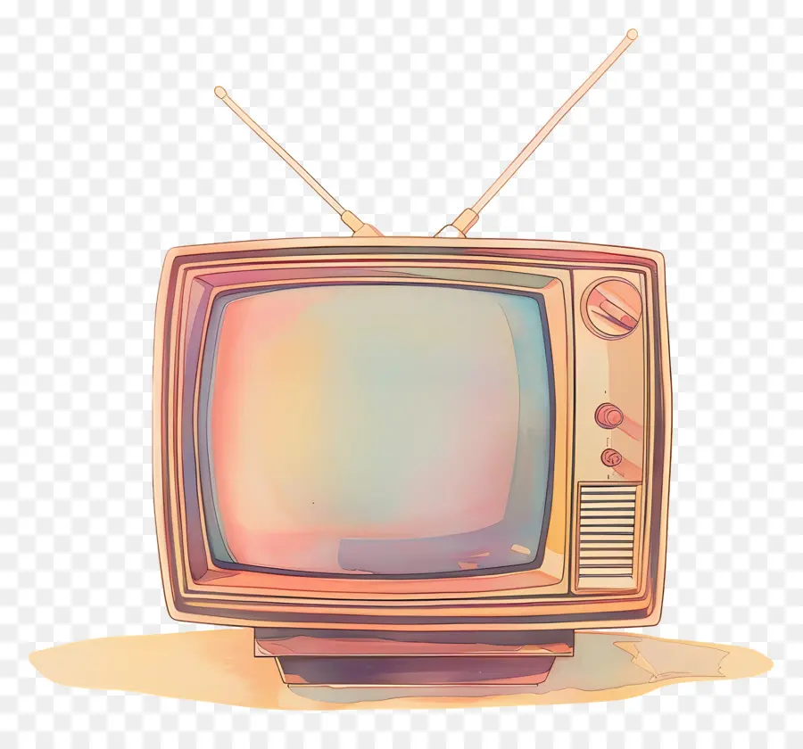 La Télévision，Vieille Tv PNG