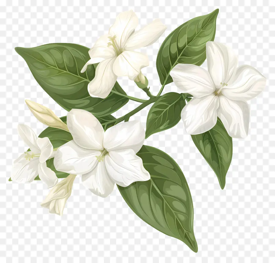 Fleurs De Jasmin Blanc，Fleur De Jasmin PNG