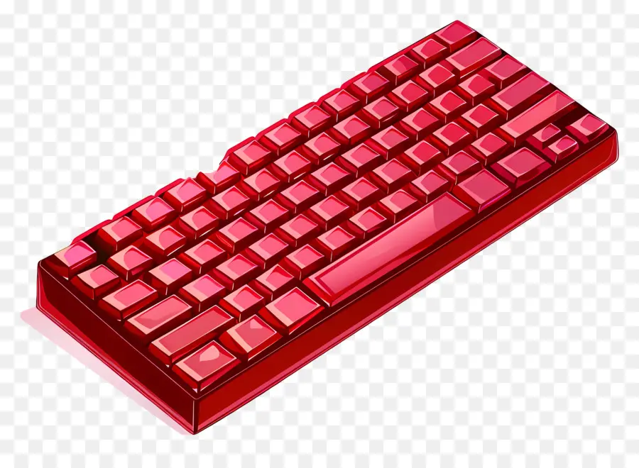 Clavier，Clavier Rouge PNG