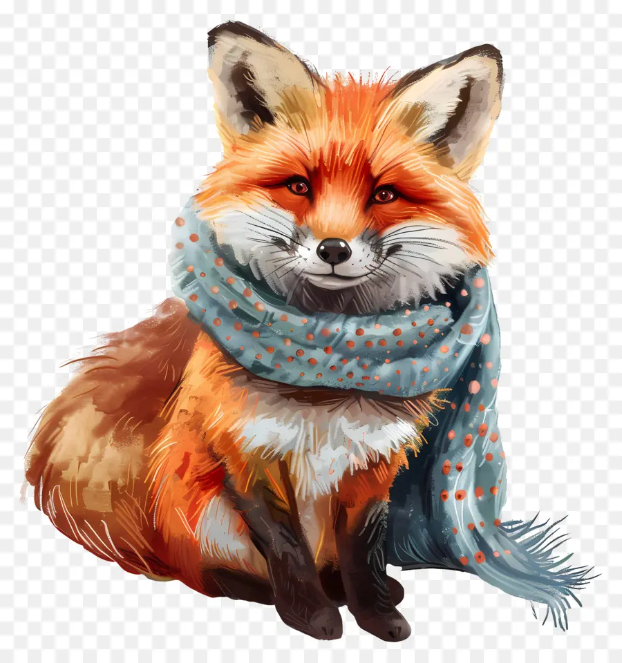 Renard，Foulard PNG