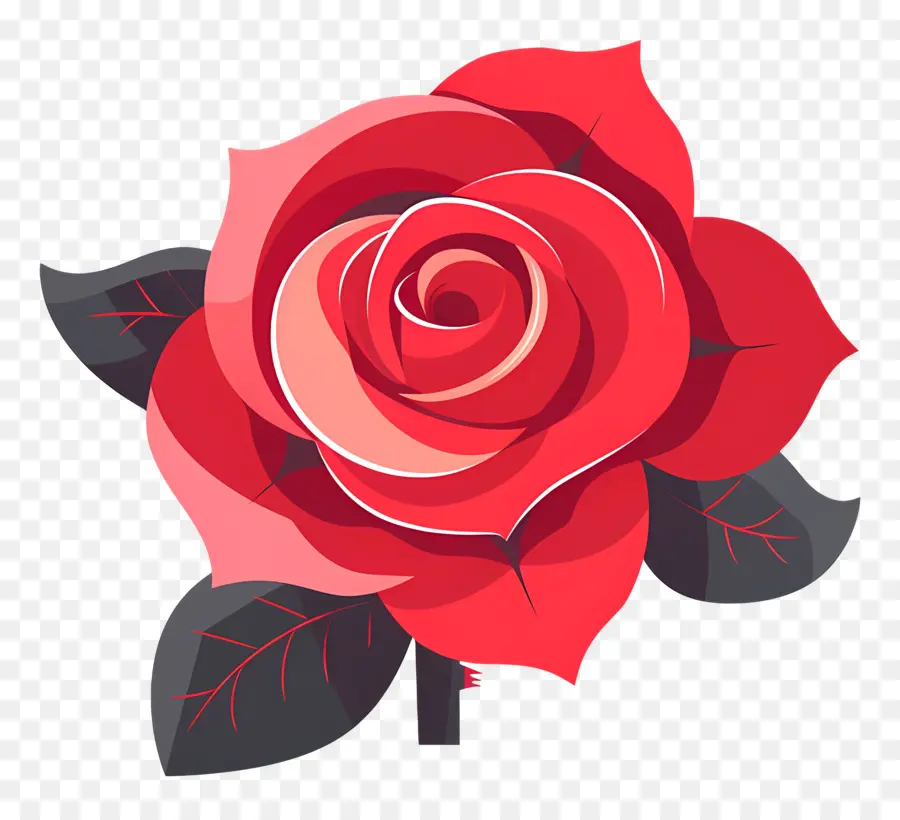 Simple，Rose Rouge PNG