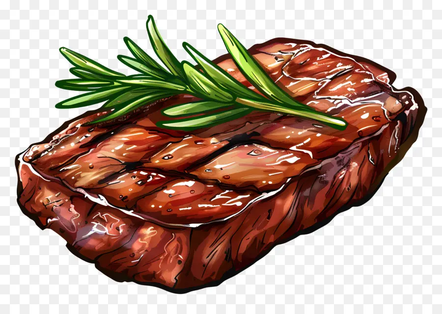 Steak，Romarin PNG