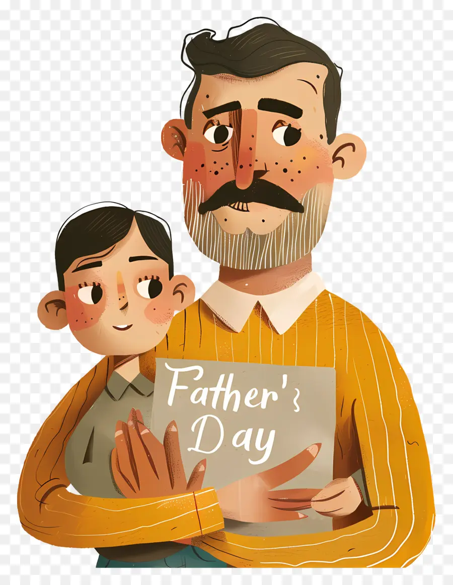 Pour La Fête Des Pères，Papa Et Enfant PNG