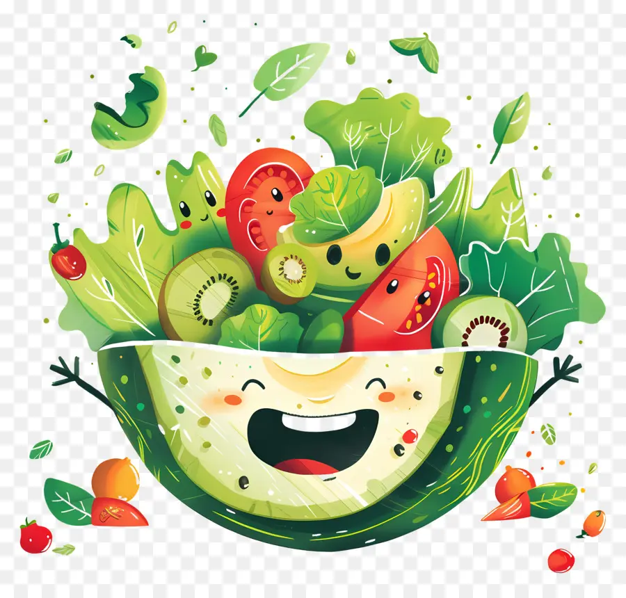Légumes，Salade De Fruits PNG