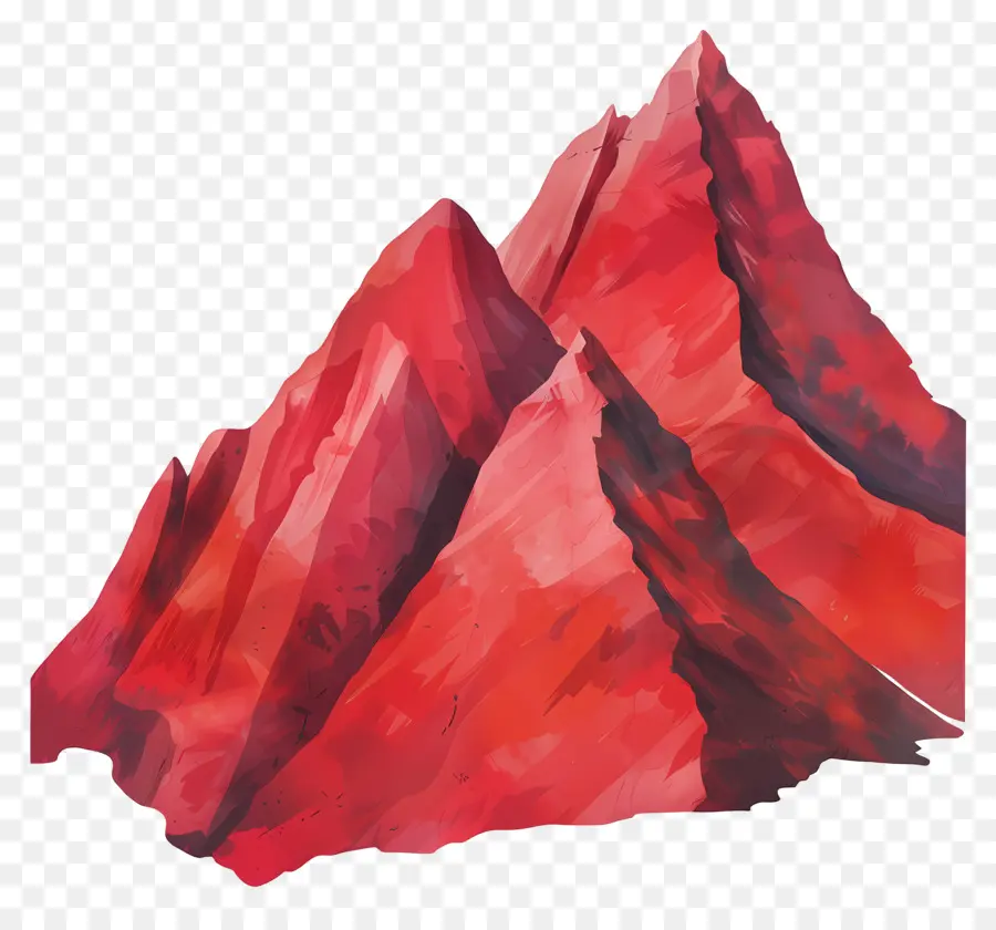 Montagnes，La Peinture Abstraite PNG