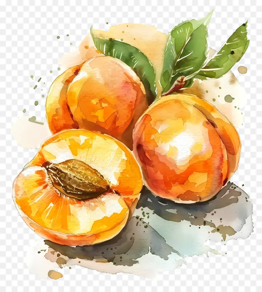 Abricots，Les Pêches PNG