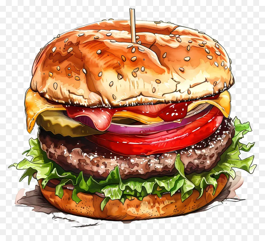 Hamburger，Cheeseburger PNG