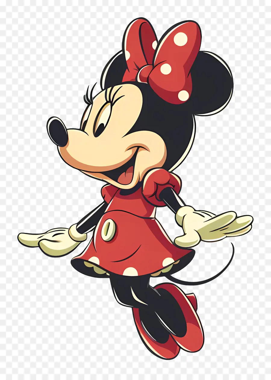 Minnie Mouse，Personnage De Dessin Animé PNG