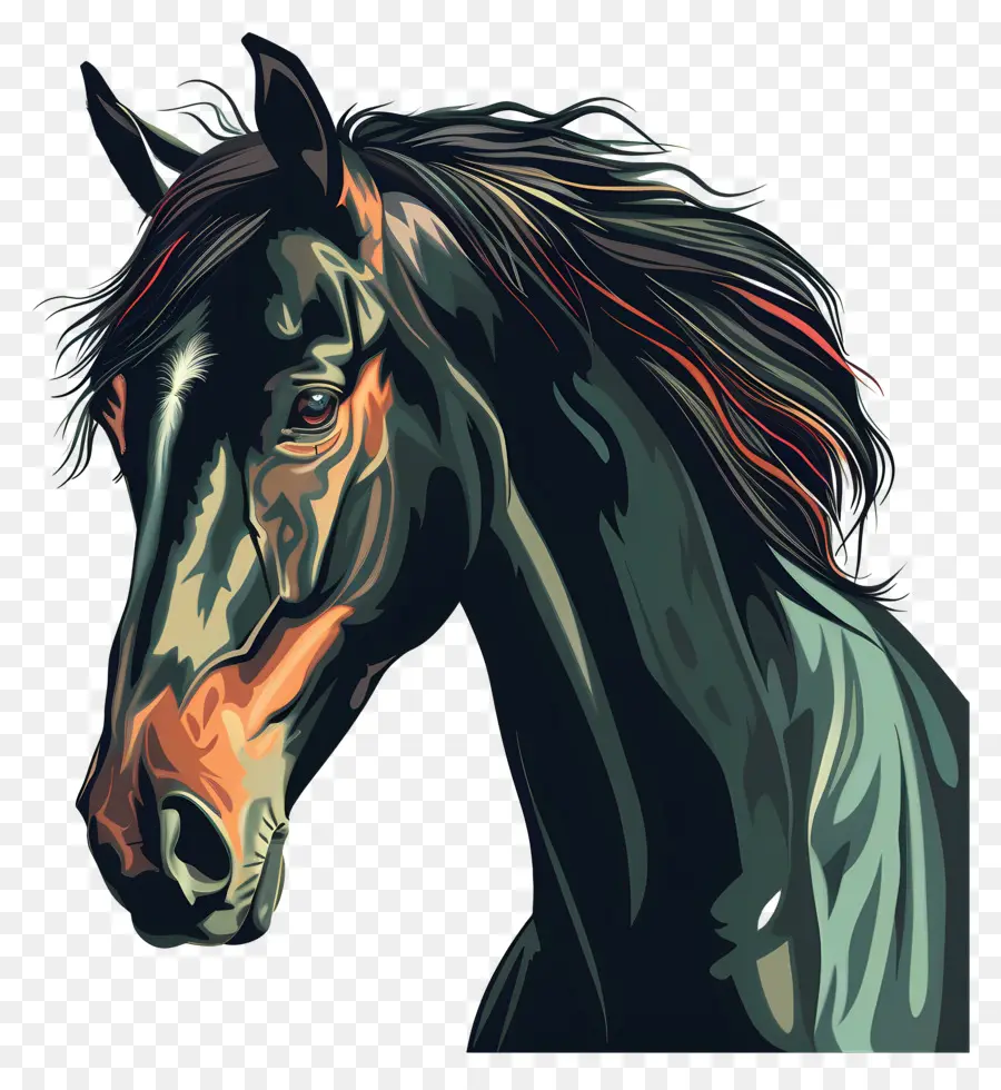 Cheval，Cheval Noir PNG