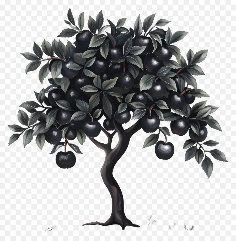 Pommier Noir，Les Fruits De L'arbre PNG