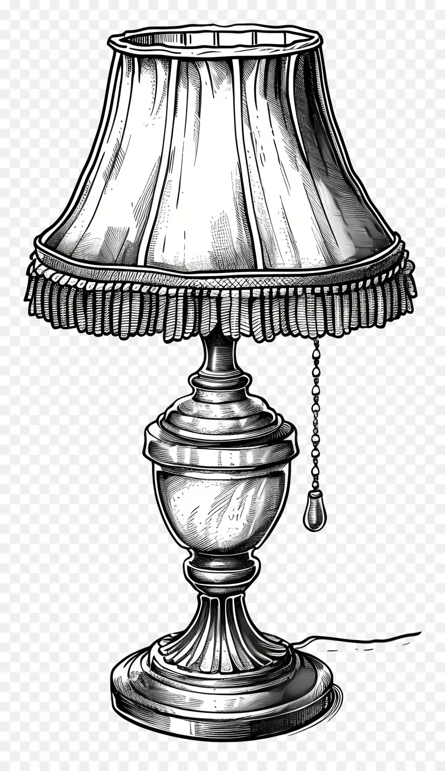 Antique Lampe，Lampe De Table Vintage PNG