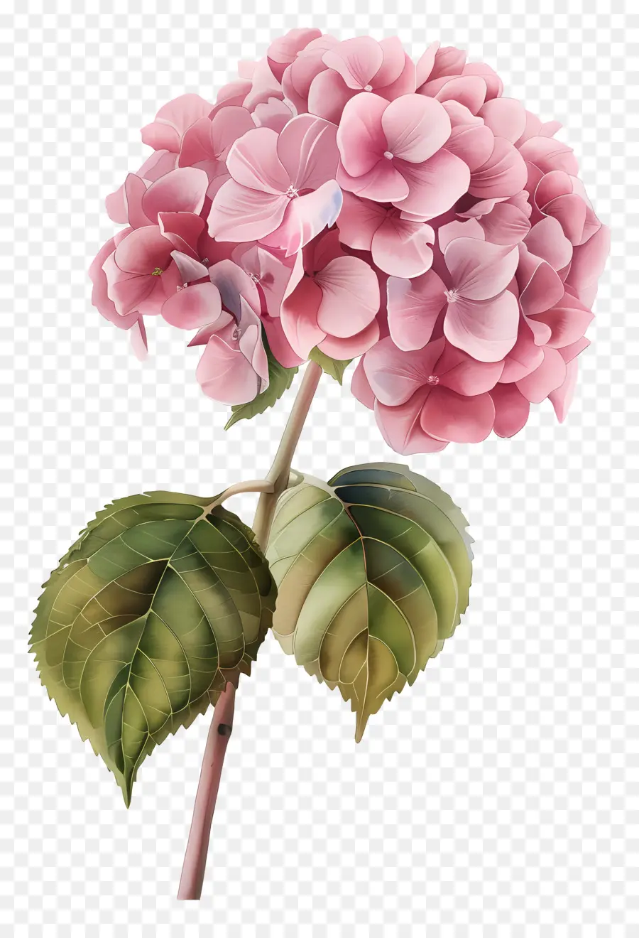 Rose Hortensia，Fleur PNG