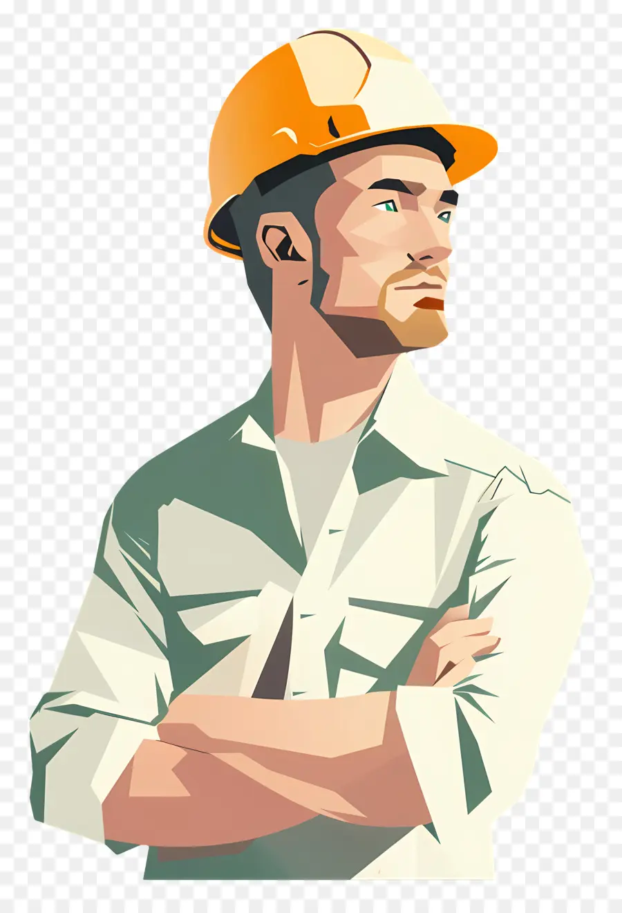 Ingénieur，Travailleur De La Construction PNG
