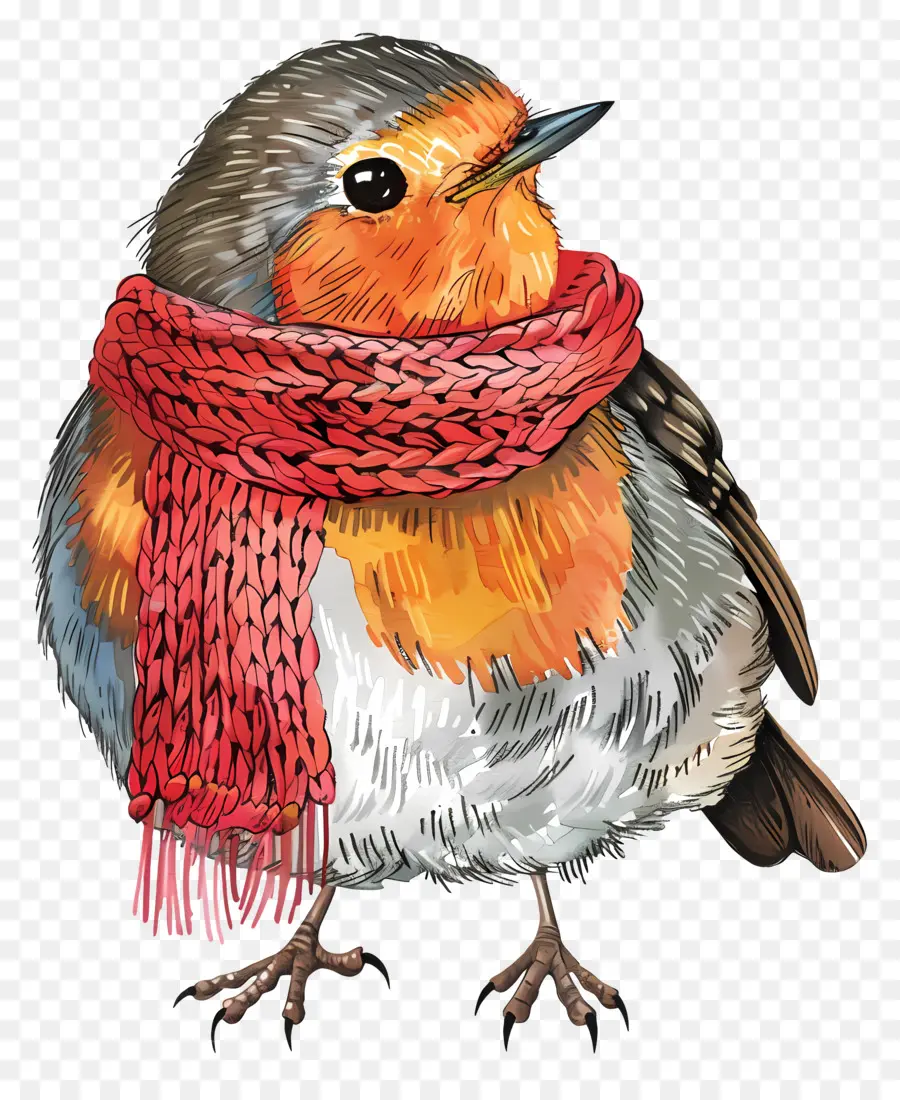 Robin，Oiseau PNG