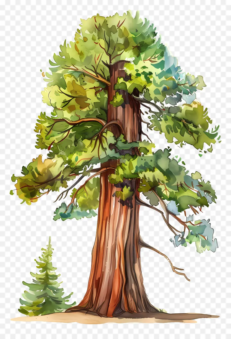 Séquoia，Arbre De Séquoia Géant PNG