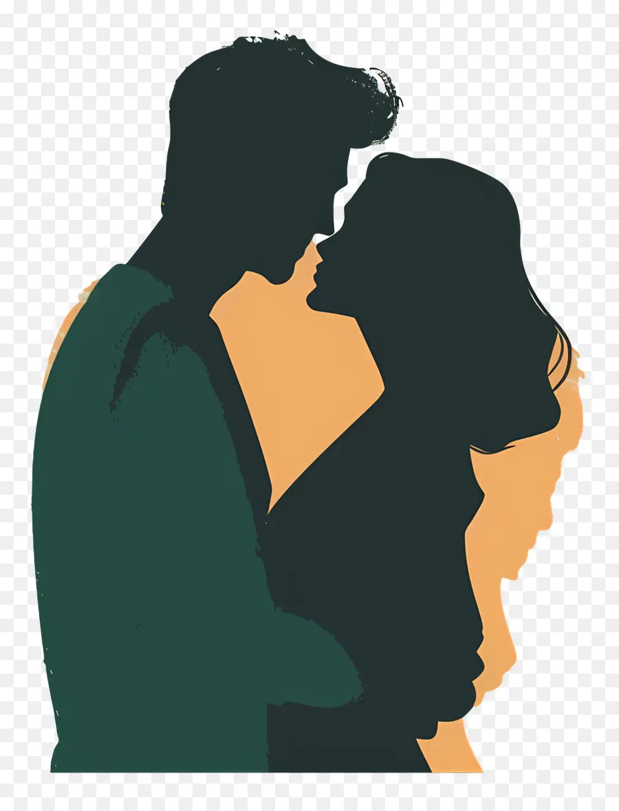 Couple，Embrasser PNG