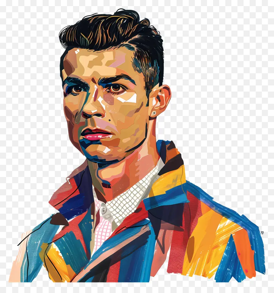 Cristiano Ronaldo，Peinture PNG