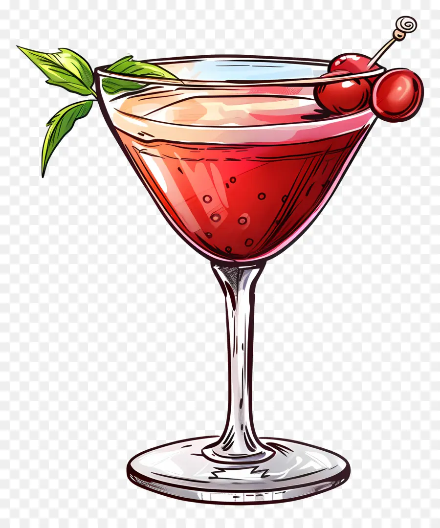 Cocktail，Cerise PNG