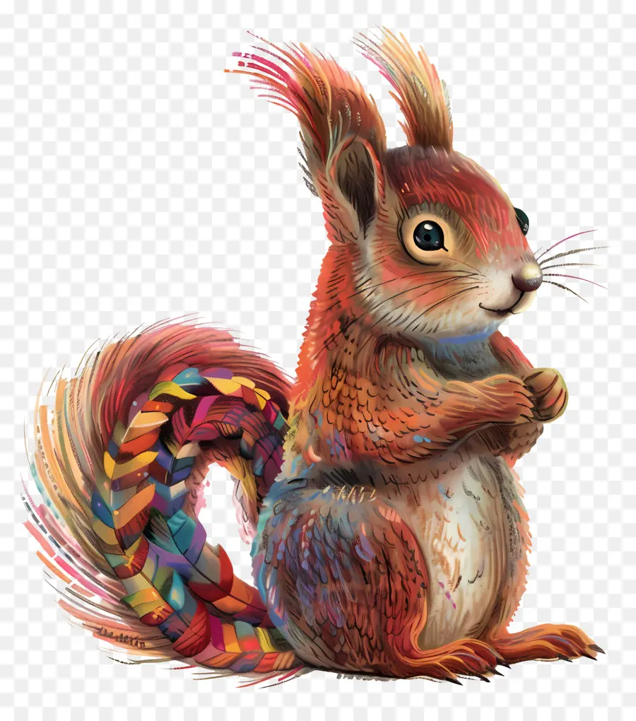 écureuil，écureuil Coloré PNG