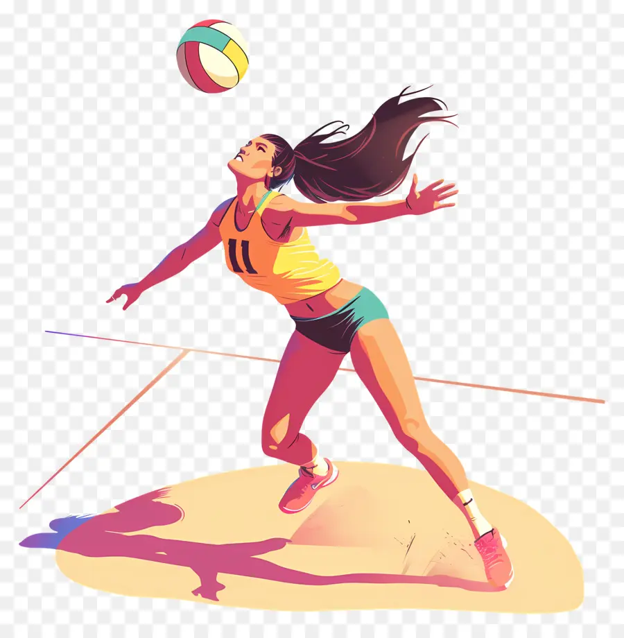 Volley Ball，Femme PNG