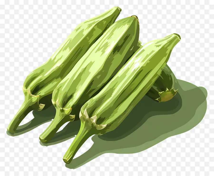 Le Gombo，Légumes PNG