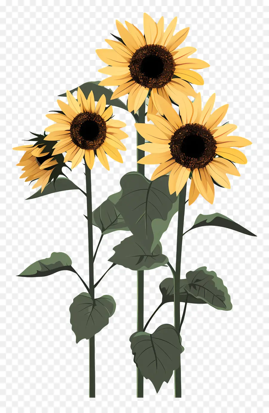 Tournesols，Jaune PNG