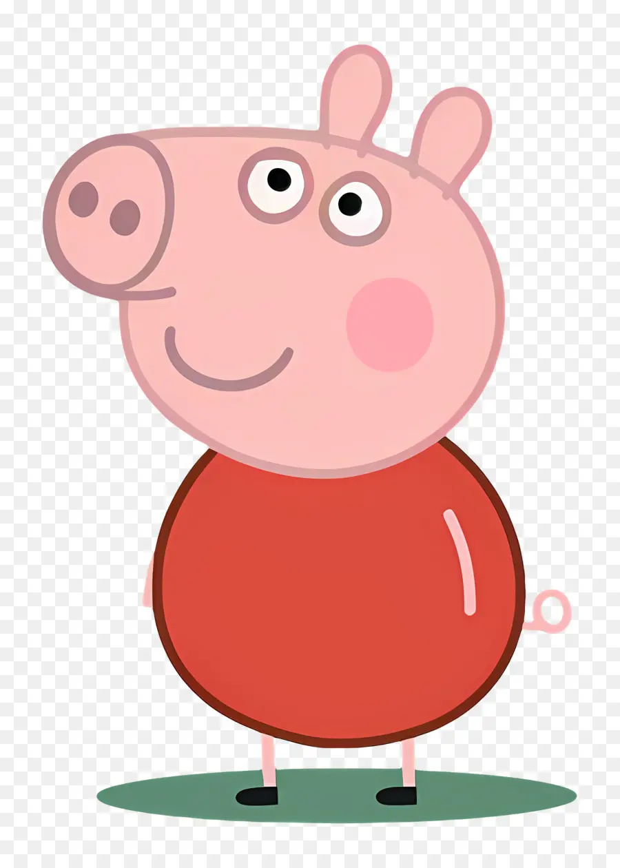 Peppa Cochon，Cochon De Dessin Animé Rose PNG