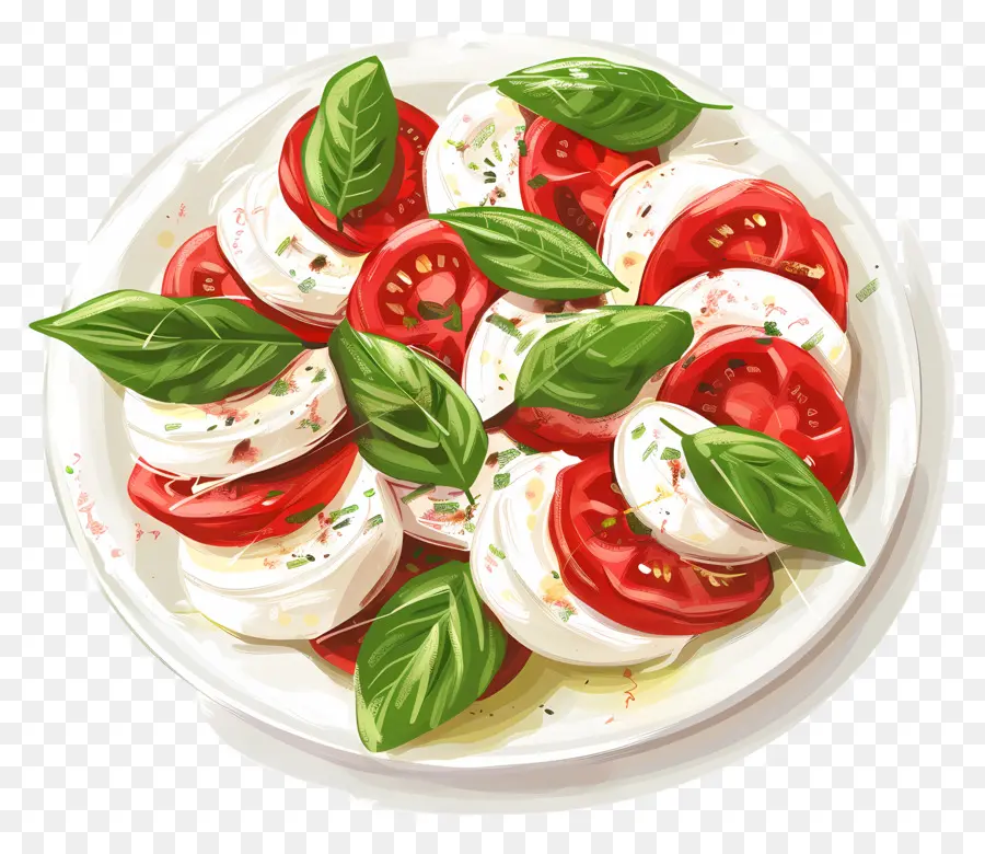 Salade Caprese，Tomate PNG