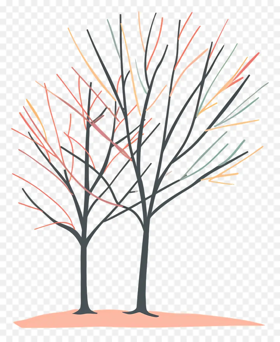 Arbres Nus，Hiver PNG