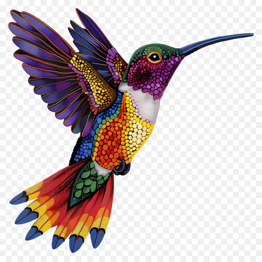 Colibri，Plumage Coloré PNG