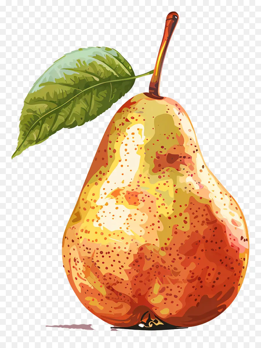 Poire，Feuilles PNG