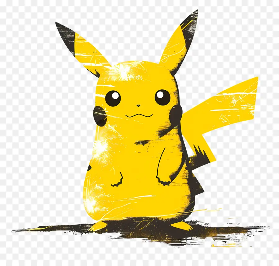 Pikachu，Silhouette De Pikachu PNG