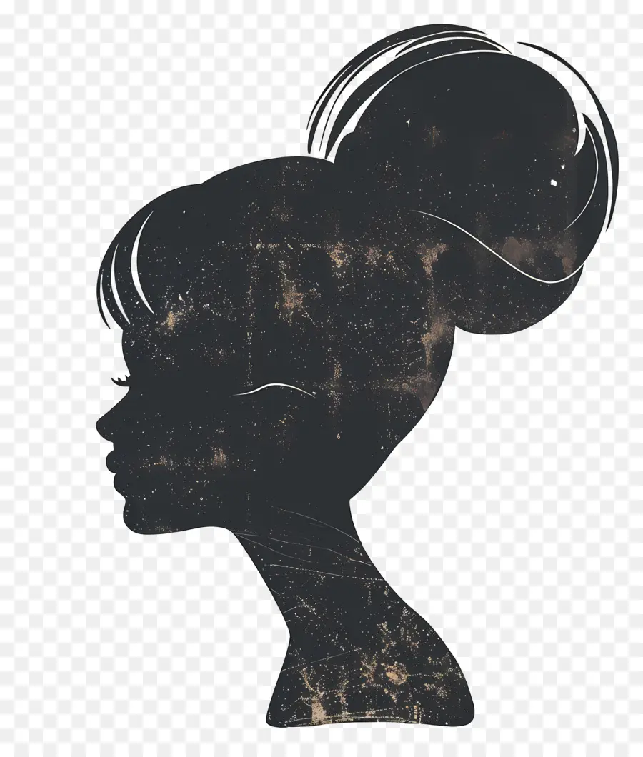 Barbie Head Silhouette，Fille PNG