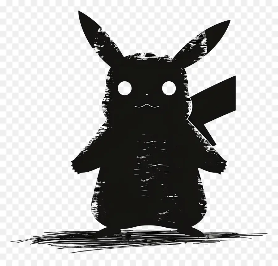 Pikachu，Animal Noir PNG