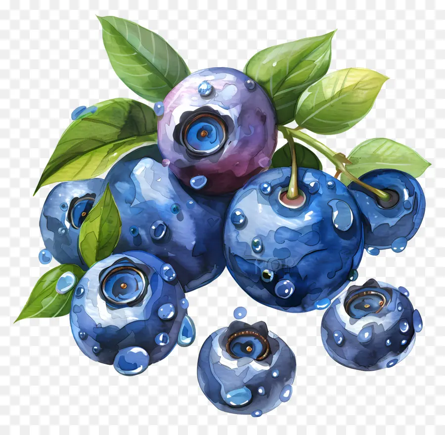 Bleuets，Fruit PNG