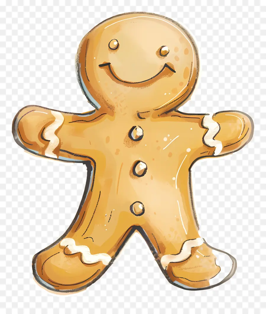 Bonhomme En Pain D'épice，Biscuit PNG