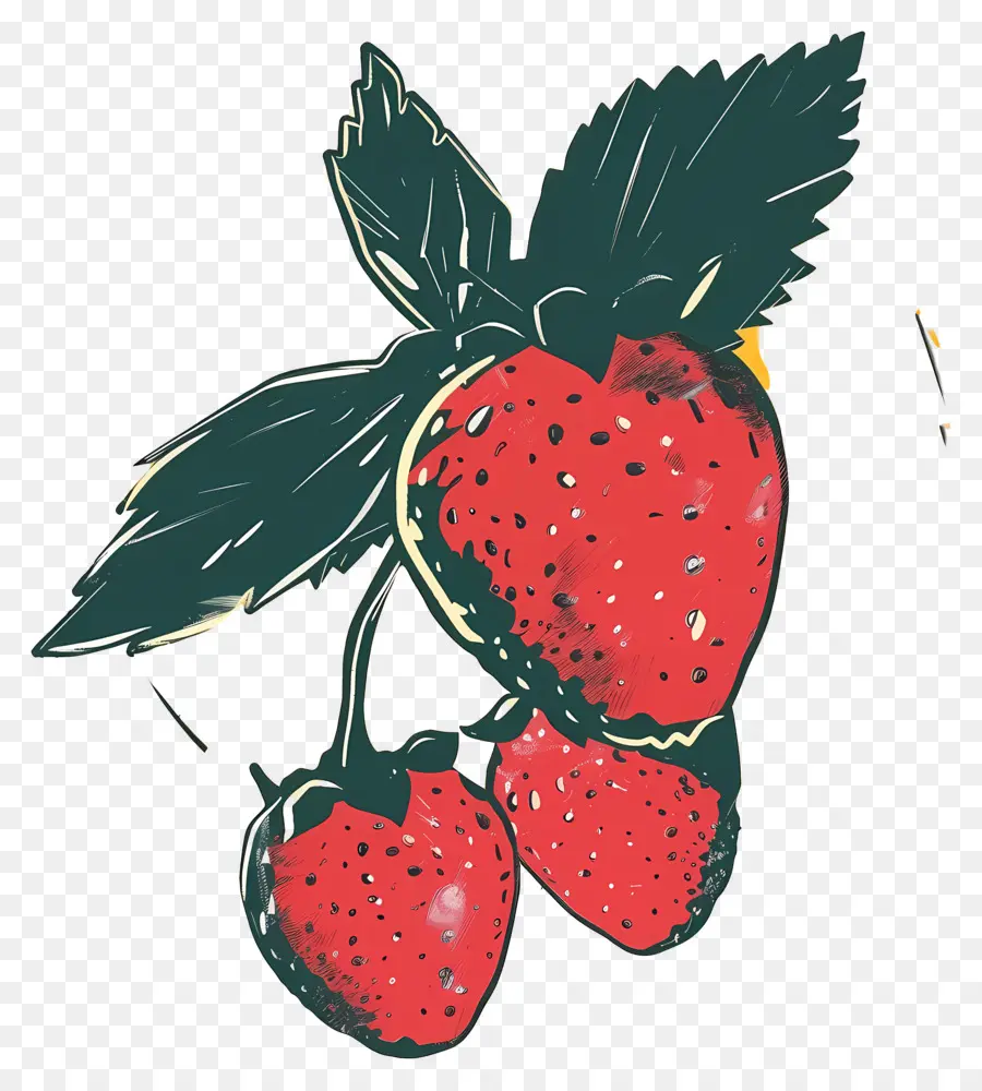 Fraises，Rouge PNG