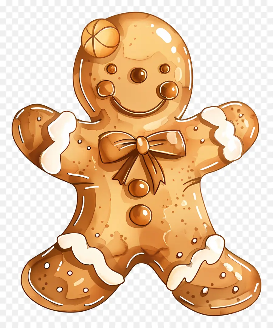 Homme De Pain D'épice，Chocolate Gingerbread Man PNG