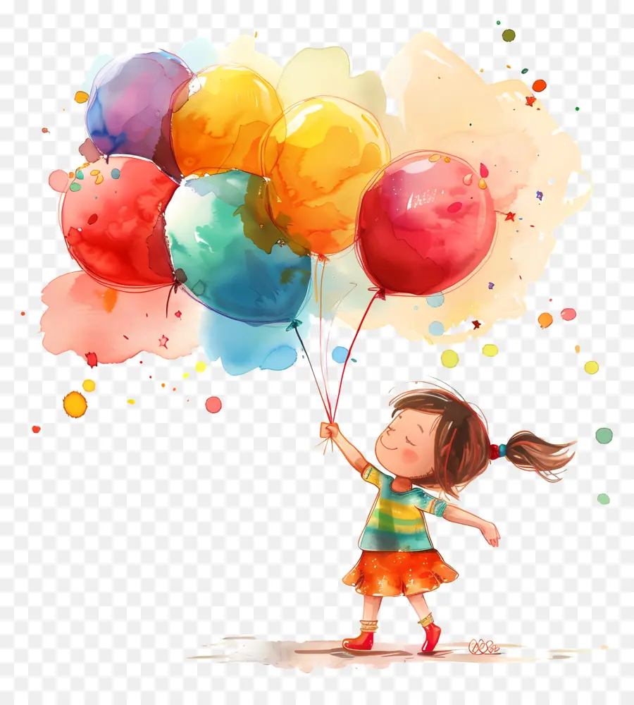 Childrens Jour，Ballons PNG